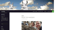 Desktop Screenshot of lazyllama.com